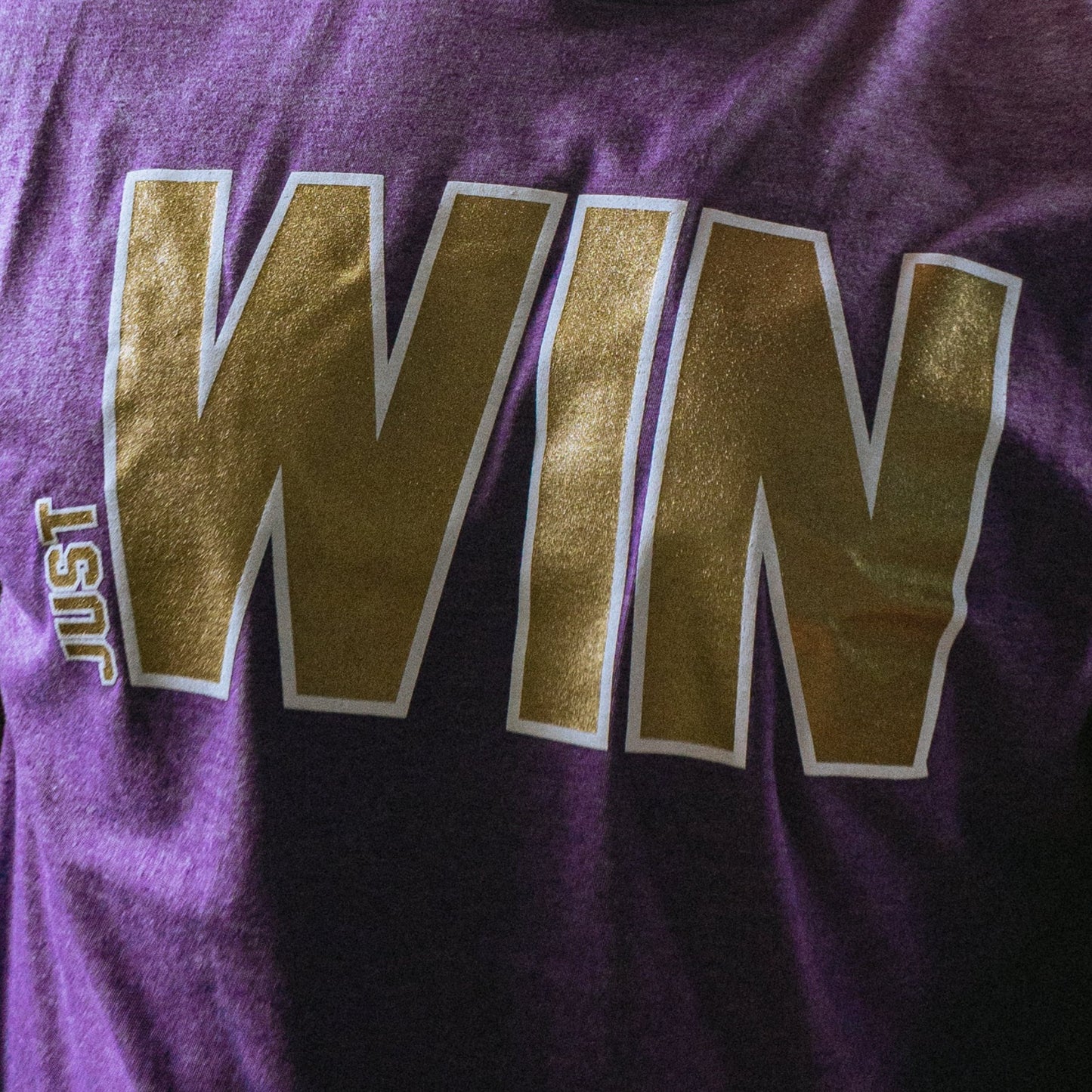 Just Win Purple Tee